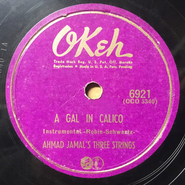 A Gal In Calico / Aki And Ukthay